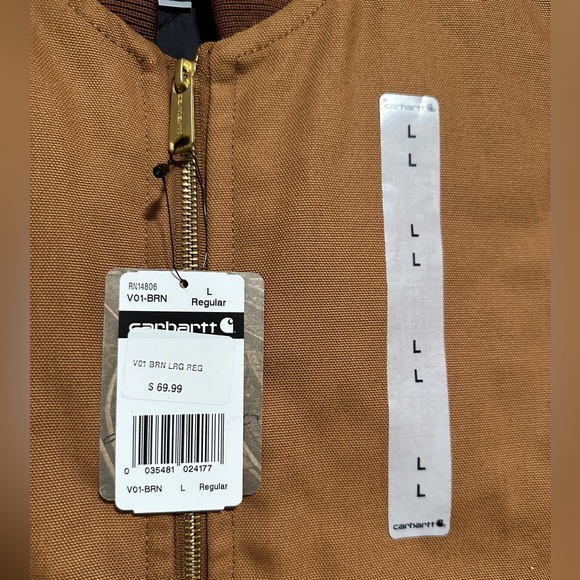 RELAXED FIT FIRM DUCK INSULATED RIB COLLAR VEST - Picture 3 of 4